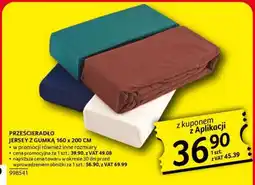 Selgros PRZEŚCIERADŁO JERSEY Z GUMKĄ 160 x 200 CM oferta