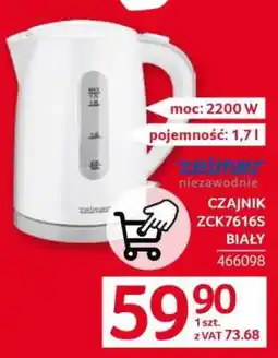 Selgros Czajnik ZCK7616S Biały oferta