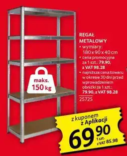 Selgros Regał metalowy oferta