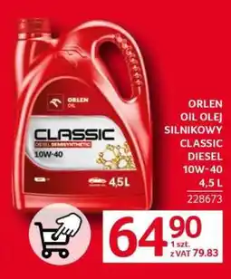 Selgros ORLEN OIL OLEJ SILNIKOWY CLASSIC DIESEL 10W-40 4,5 L oferta