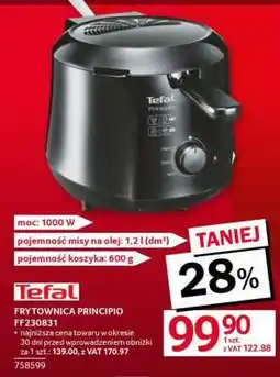 Selgros Tefal Frytownica Principio FF230831 oferta