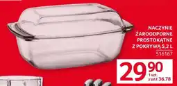 Selgros Naczynie żaroodporne prostokątne z pokrywą 5,2 L oferta