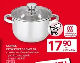 Selgros Garnek z pokrywą 16 cm/1.9 L oferta