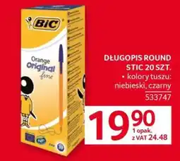 Selgros Długopis Round Stic 20 szt oferta