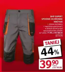 Selgros BHP EXPERT SPODNIE OCHRONNE KRÓTKIE oferta