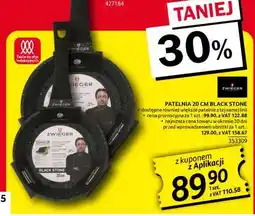 Selgros Patelnia 20 cm Black Stone oferta