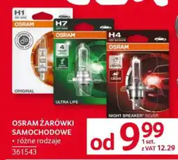 Selgros OSRAM ŻARÓWKI SAMOCHODOWE oferta