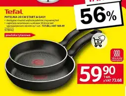 Selgros Tefal Patelnia 20 cm Start & Easy oferta