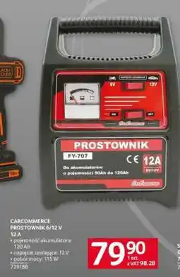 Selgros CARCOMMERCE PROSTOWNIK 6/12 V 12 A oferta