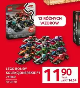 Selgros LEGO Bolidy Kolekcjonerskie F1 71049 oferta