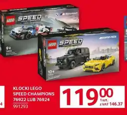 Selgros KLOCKI LEGO SPEED CHAMPIONS 76922 LUB 76924 oferta