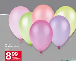Selgros BALONY NEONOWE 25 SZT oferta