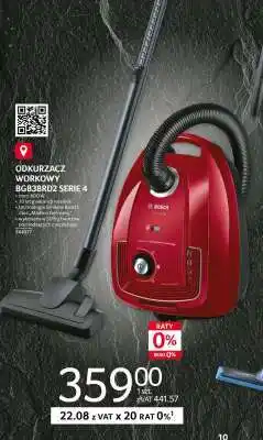 Selgros Odkurzacz workowy BGB38RD2 Serie 4 oferta