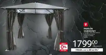 Selgros PAWILON OGRODOWY oferta