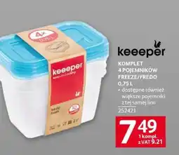 Selgros Komplet 4 pojemników Freeze/Fredo 0,75 L oferta