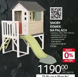 Selgros SMOBY DOMEK NA PALACH oferta