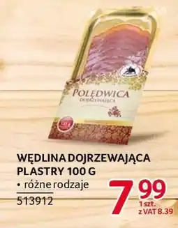 Selgros WĘDLINA DOJRZEWAJĄCA PLASTRY 100 G oferta