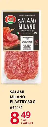 Selgros SALAMI MILANO PLASTRY 80 G oferta