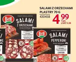 Selgros Salami z orzechami plastry 70 g oferta