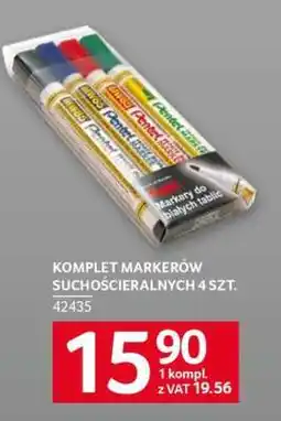 Selgros Komplet markerów suchościeralnych 4 szt oferta