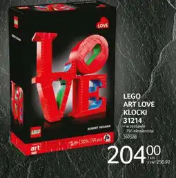 Selgros LEGO ART LOVE KLOCKI 31214 oferta