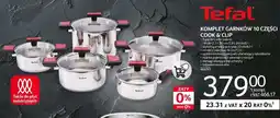 Selgros Tefal Komplet Garnków 10 Części Cook & Clip oferta