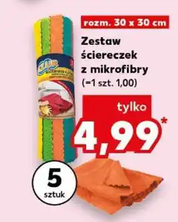 Zestaw ściereczek z mikrofibry