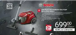 Selgros Odkurzacz bezworkowy BGC41Q69 ProSilence Serie 6 oferta