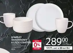 Selgros Komplet śniadaniowy 6 części Crafted oferta