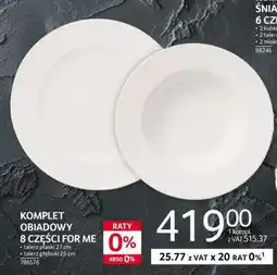 Selgros Komplet obiadowy 8 części For Me oferta