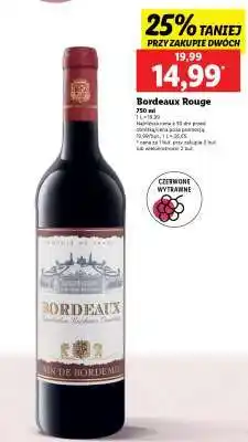 Lidl Bordeaux Rouge oferta