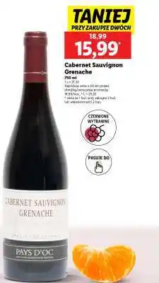Lidl Cabernet Sauvignon Grenache oferta