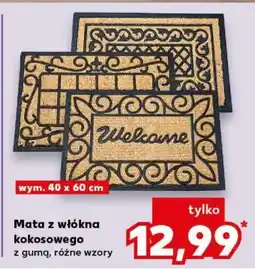 Kaufland Mata z włókna kokosowego oferta