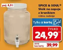 SPICE & SOUL Słój na napoje z kranikiem