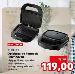 Kaufland PHILIPS Opiekacz do kanapek HD2330/90 oferta