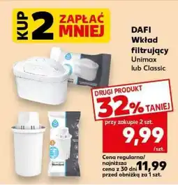 Kaufland DAFI Wkład filtrujący Unimax lub Classic oferta