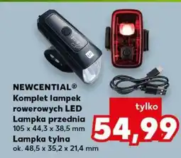 Kaufland NEWCENTIAL Komplet lampek rowerowych LED oferta