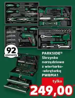 Kaufland PARKSIDE Skrzynka narzędziowa z wiertarko--wkrętarką PWBMA1 oferta