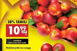 Biedronka Nektarynki na wage oferta