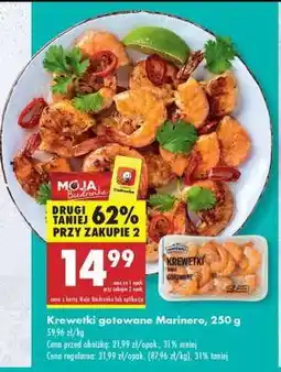 Biedronka Krewetki gotowane Marinero 250 g oferta