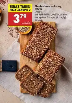 Biedronka Chleb słonecznikowy 480 g oferta