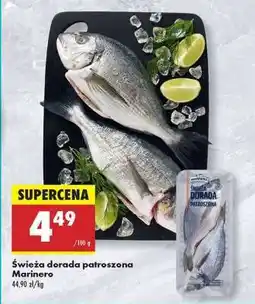 Biedronka Świeża dorada patroszona Marinero oferta
