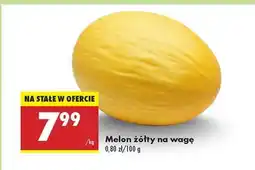 Biedronka Melon żółty na wage oferta