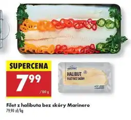 Biedronka Filet z halibuta bez skóry Marinero oferta