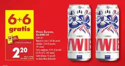Biedronka Piwo Żywiec 6x500 ml oferta