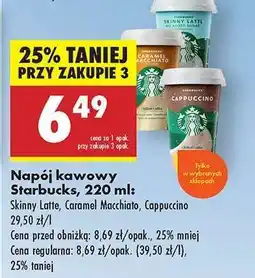 Biedronka Napój kawowy Starbucks 220 ml oferta