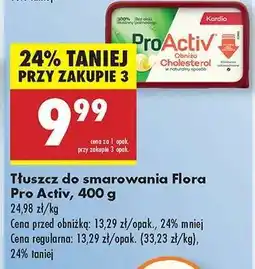 Biedronka Tłuszcz do smarowania Flora Pro Activ 400 g oferta