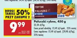 Biedronka Paluszki rybne 450 g oferta