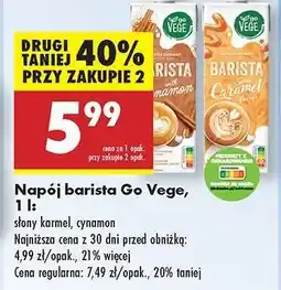 Biedronka Napój barista Go Vege, 1 l oferta