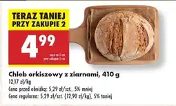 Biedronka Chleb orkiszowy z ziarnami, 410 g oferta